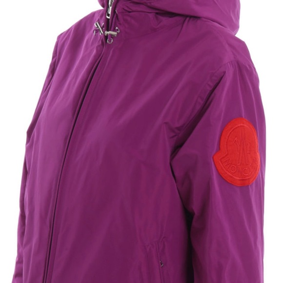 MONTCLER Alexandrite purple hooded windbreaker - Picture 2 of 16